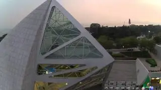 Hubsan H501S X4 test flight at DJI first flagship store