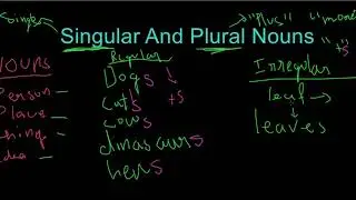 Singular And Plural Nouns Explained | Nouns