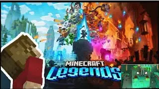 MINECRAFT LEGENDS - FIRST BOSS FIGHT THE DEVOURER