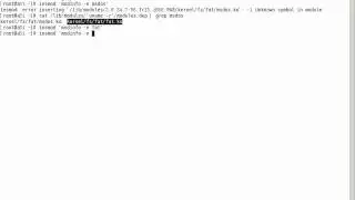 Linux 核心模組的載入, 卸載與相依性