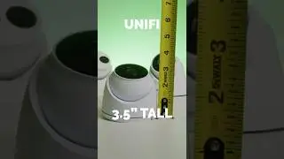 Unifi G5 Turret Ultra Size Comparison