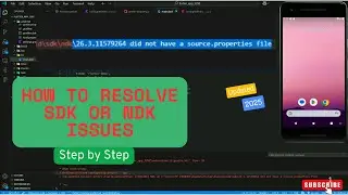 How to Resolve SDK or NDK Issue in Flutter (2025) | Hindi | Fix source properties Missing Error