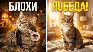 Как вывести блох у котят и кошек без химии 