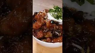 Pork & eggplant rice bowl #food