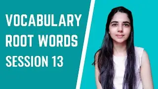 Vocabulary With Root Words - Session 13 | For SSC, Bank & Defence Exams