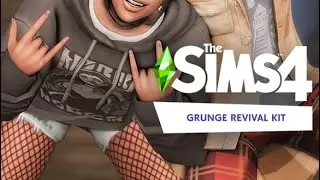 The Sims 4 GRUNGE REVIVAL KIT Is MY NEW FAVORITE!