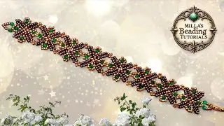 Bronze & Gold Beading Bracelet 💎 #beadsjewellery #beadingtutorials #beading #artesanato #artesania