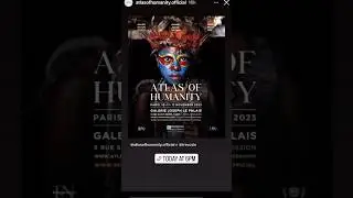 Ho avuto l’onore di partecipare con una foto alla mostra #AtlasofHumanity Paris dal 10 al 12 nov 23