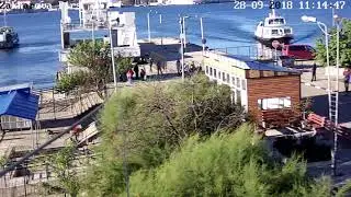 площадь Захарова, пирс.28 сентября 2018 года