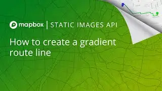 How to create a gradient route line with the Mapbox Static Images API