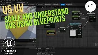 UE5 Scale UV Coordinate through Parameters using Blueprints - Unreal Engine 5 Tutorial / How To
