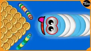 🐍WormsZone.io 1,898,100 + Score || Epic WormsZone.io Best Magic Gameplay || EPIC GAMERS