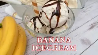Banana ice cream homemade|Homemade banana ice cream| Banana ice cream|ice cream recipe |ice cream