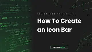 How to Create an Icon Bar Using HTML & CSS