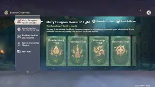 Genshin Impact Event Quest: Misty Dungeon - Realm of Light - Desirous Trial