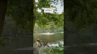 А вы закаляетесь в приРОДных водоемах ?  #река #закаливание #октябрь