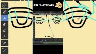 New Fill Tool Features! Blender 2.93 Update #shorts