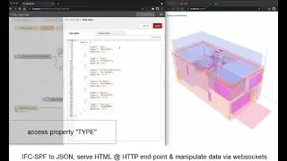 web services for BIM (building data - ifc to json) - interface with node-red