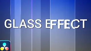 How to Create Frosted Glass Effects in DaVinci Resolve | Fusion Tutorial