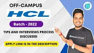 Off-Campus Job Opportunity | HCL Hiring | 2022 Batch | Interview Process and CTC discussed