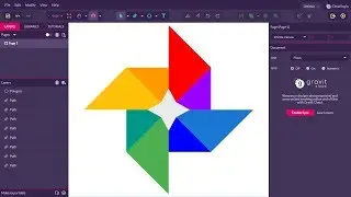 Gravit Designer Tutorial: Learn to Draw Google Photos Logo