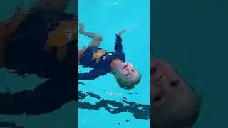 2 yr old learns to Survival Swim with Mommy! #survivalswimming #swimlessons #swimming #baby #infant