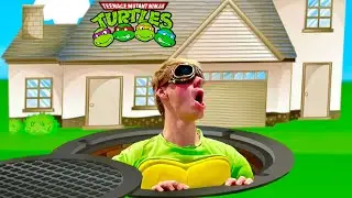 TMNT BUILT A SECRET TUNNEL TO NEW PAPA JAKE HOUSE!