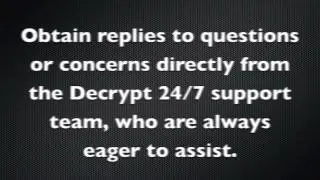 Perks of Using Decrypt