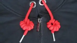 Ave Craft: How to Tie Hoodie Strings for beginners. Instructions for tying hoodie knots. 