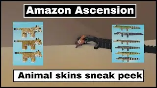 Amazon Ascension  - New skins sneak peek - Amazon Rainforest survival game