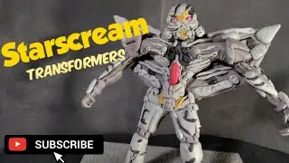 Starscream (Transformers) de plastilina/How to make starscream with clay sculpting