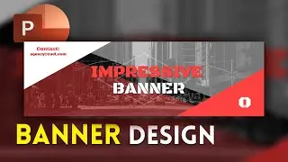 Design a Banner In PowerPoint - Impressive Banner Design ✔