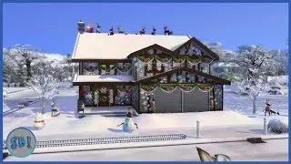 The Sims 4 : Christmas Home | Speed Build |