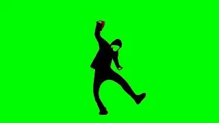 Top dancer play boy green screen video