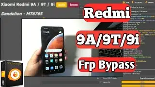 Redmi 9A/9T/9i Frp Bypass Unlock TooL