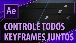 Mexa todos os KEYFRAMES ao mesmo no tempo no AFTER EFFECTS