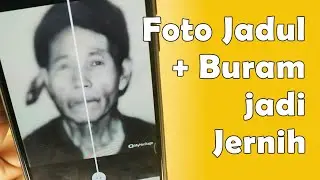 Cara mudah memperbaiki dan mempertajam foto JADUL yang buram atau  blurry tanpa PC ❗❗❗ myheritage.