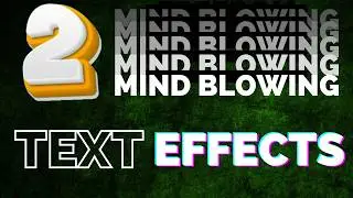 2 EPIC Text Effects for VIDEOS🔥🔥Cinematic Text Effect, Get PRO Level Text Effects for Your VIDEOS