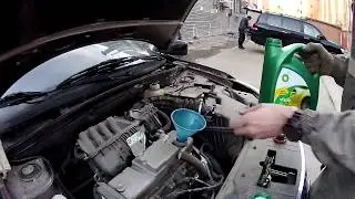 First oil change Datsun On-Do // Datsun On Do oil change
