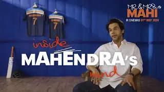 Inside Mahendra's Mind - Rajkummar Rao | Mr. & Mrs. Mahi | Behind The Scenes | 31st May