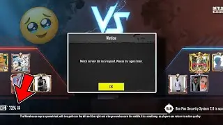 Bgmi Loding Screen Stuck 73% Problem 😢 Match server did not respond. Please try again later