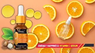 Oneway Happiness Vitamin C Face Serum Hyaluronic Acid for Glowing skin #stayhit #onewayhappiness