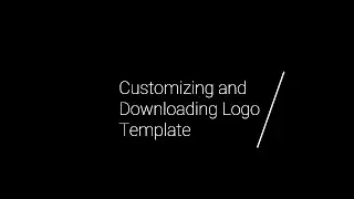 How to customize Canva logo template