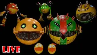 PACMAN AND ROBOT PACMAN VS MONSTER ROBOTS BEST ADVENTURES IN 2024 live edition