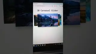 3D Image Slider Using CSS🔥 & HTML 