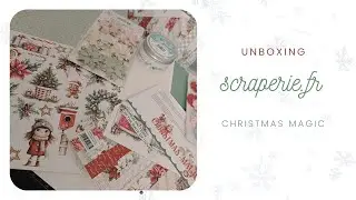 Unboxing - colis DT - MAGIC NOEL - SCRAPERIE.FR