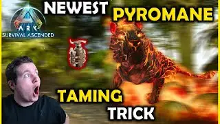 Newest Easiest Pyromane Taming Method/Guide - Too Easy To Tame | Ark Survival Ascended 2025