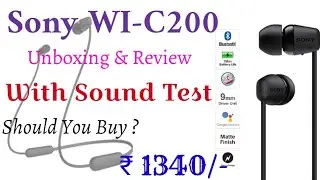 Sony WI-C200 Wireless In-Ear Headphones