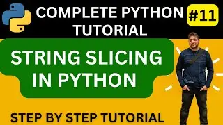 Python String Slicing || String Slicing in Python || String Slicing in Python || Python Tutorial