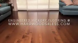 5" x 1/2" Engineered Hickory Saddle Low Gloss Hardwood Flooring